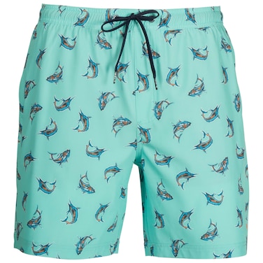 Salt Life Sandbar Sunday Volley Short, Aruba Blue, Small