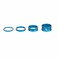 Wolf Tooth Precision Anodized Headset Spacers (Blue, 3, 5, 10, &amp; 15mm)