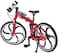 Lynkaye 1pcs Mini Bike Finger Mountain Bike Zinc Alloy Finger Mountain Bike Mini Bicycle Model Cool Boy Toy Decoration Crafts for Home，Bedroom, Living Room, Office, Study Decoration (red)