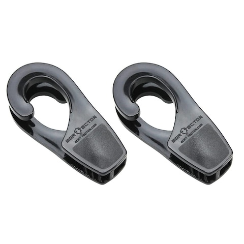 Extreme Max 3005.5023 BoatTector Boat Rail Fender Hangers, Value 2-Pack - 1&quot;, Black