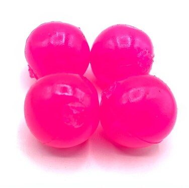 BNR Tackle Soft Beads 25mm 4 Pack - Natural