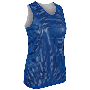Champro Women's Standard Zone Reversible Basketball Jersey, Royal, White, Medium