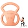 Yes4All Kettlebell Weight with Wide Multigrip Handle for Dumbbell Weights Exercises, Full Body Workout Equipment - 05lbs - Peach Fuzz