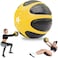 Yes4All 8LB Medicine Ball with Texture Grip