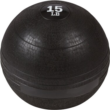 Trademark Innovations Exercise Slam Medicine Ball (Black, 15lbs)