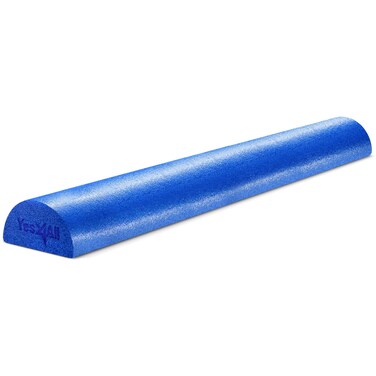 Yes4All Half Foam Rollers for Physical Therapy, Soft Density Round PE Foam Roll for Back Massage, Yoga Exercise - 36 inches