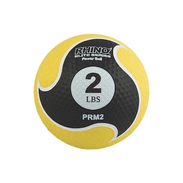 Champion Sports Rhino Elite Medicine Ball (2 pounds), Yellow