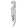 True Truetap Double Hinged Waiters Corkscrew Bottle Opener with Foil Cutter, Professional Wine Key for Servers, Set of 1, Silver