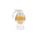 Fox Run Warming Base Glass Honey and Syrup Dispenser, 1 Count (Pack of 1), Clear