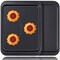 Baking Sheets, Small Cookie Trays, Nonstick Carbon Steel Baking Pan, Bakeware Set, 2-Pack, 9.45 X 7.09 Inch (Inner 7.5x6)