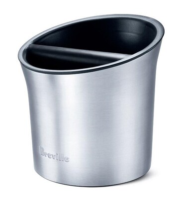 Breville BCB100 Knock Box, Die-cast Espresso Machine Accessory, One Size, Brushed Stainless Steel