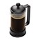Bodum 12 oz Brazil French Press Coffee Maker, High-Heat Borosilicate Glass, Black - Made in Portugal