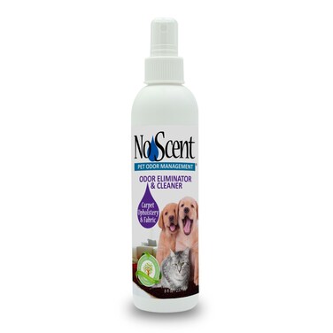 No Scent Carpet Upholstery &amp; Fabric Furniture Spray Spot Cleaner for Wet Dog Smell, Cat Spray, Pet Odor, Urine, Poop &amp; Secretions (2 Fl Oz / 59 mL)