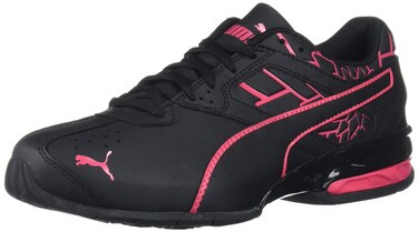 PUMA Women's Tazon 6 Graphic WN`S Shoes, Puma Black/NRGY Rose, 7 M