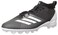 adidas Men's Adizero Spark Md Football Shoe, Black/White/Night Metallic, 7 M US