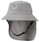 Rip Curl Men's UPF 50+ Quick Dry Surf Hat with Removable Neck Flap, Grey