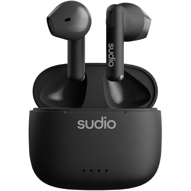 Sudio A1 True Wireless Earbuds, Bluetooth Earbuds 5.3, Noise Cancelling Earbuds, Waterproof Earbuds, Touch Control, Wireless Earphones with Charging Case, Perfect for Premium Sound Quality (Black)
