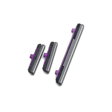 Side Power On Off Volume Button Key Replacement Repair Part for Samsung Galaxy S10/S10 Plus g975 g973 (Grey)
