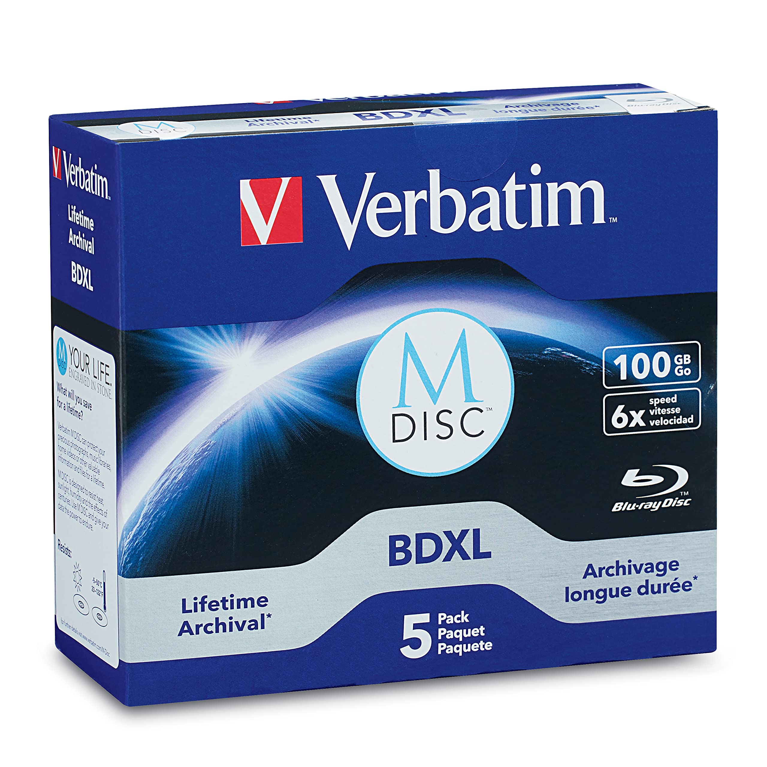 verbatim Verbatim M Disc Bdxl 6x 100GB
