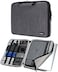 iCozzier Handle 11-11.6 Inch Laptop and iPad Case/Electronic Accessories Storage Bag 11&rdquo;Laptop Sleeve for Ultrabook/Notebook/Netbook/MacBook - Grey