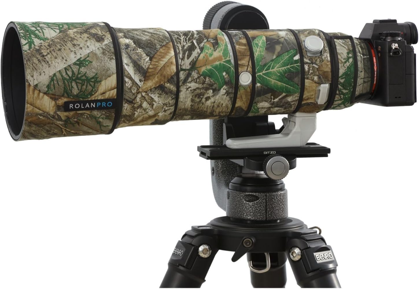 Rolanpro Rolanpro Waterproof Lens Cover Camouflage Rain Cover For Sony Fe 200- F5 6-6 Oss Lens Pro