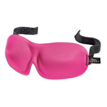 Bucky 40 Blinks No Pressure Solid Eye Mask for Sleep &amp; Travel, Hot Pink, One Size