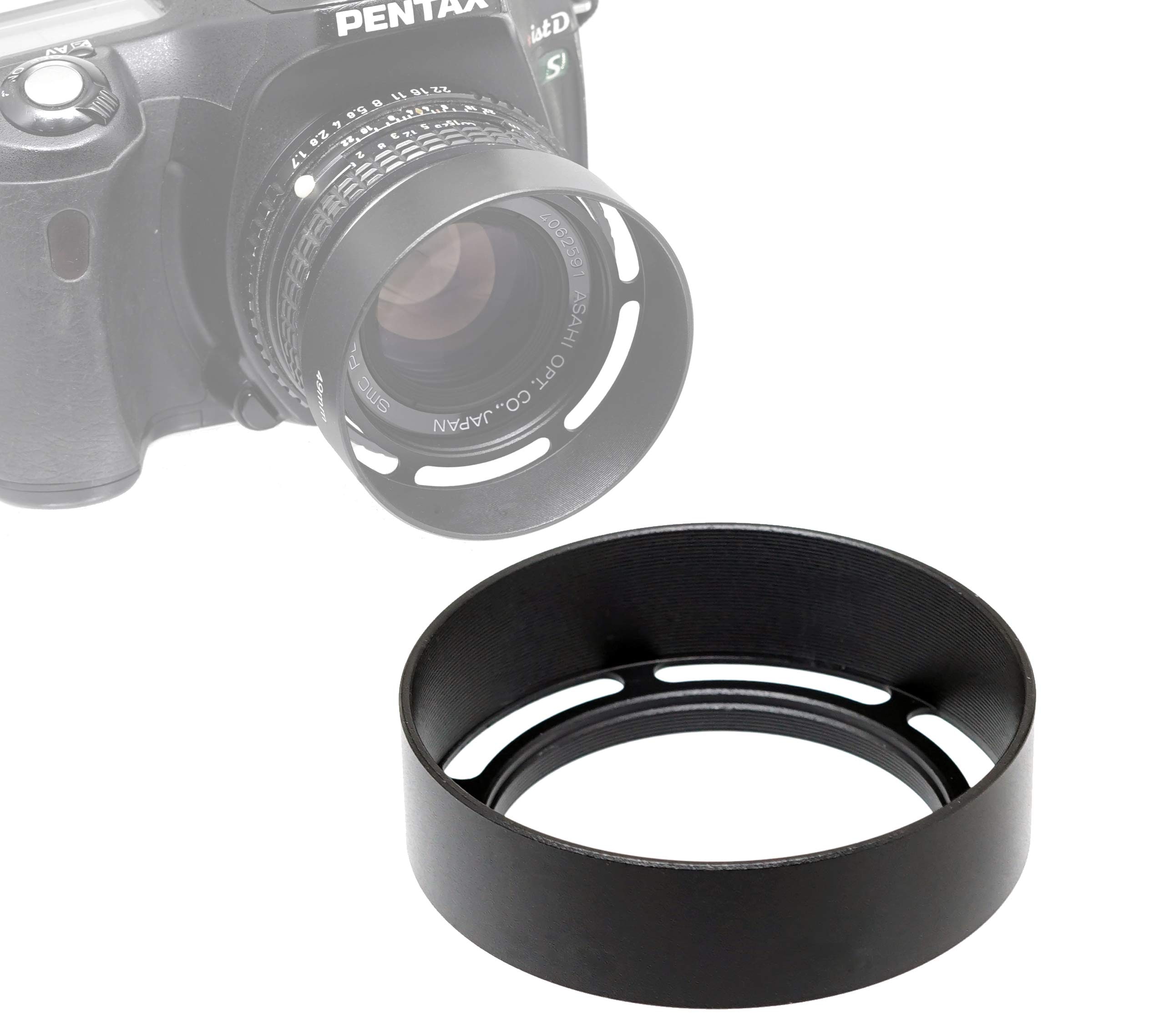 fotasy Fotasy Metal Vented Lens Hood Metal Hood Lens Hood For Fuji Leica Leitz Panasonic Olymp