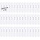Csdtylh Mini Spray Bottle, Clear Plastic Empty Sample Containers, Fine Mist Perfume Travel Refillable Spray Bottle Perfume Atomizer Small Portable Bottle for Cleaning, Essential Oils 120Pcs 3ml