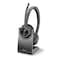 Poly - Voyager 4320 UC Wireless Headset + Charge Stand (Plantronics) - Headphones with Boom Mic - Connect to PC/Mac via USB-C Bluetooth Adapter, Cell Phone via Bluetooth - Works with Teams, Zoom &amp;More