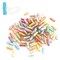 SUKPSY 100 Pcs Lovely Cute Clear Pill Shaped Plastic Message Bottles Mini Capsule Love Friendship Wishing Bottles with Paper (100)