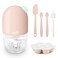 Baby Food Maker, Baby Food Processor Set for Fruit, Vegetable, Meat, Baby Food Puree Blender, Baby Feeding Supplies Essentials for Baby Shower Gifts Set (Pink)
