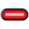 Lumitronics RV HALO LED 6" Waterproof Sealed Oval Stop/Tail Light - DOT Compliant (Clear)