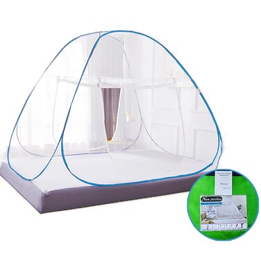NICE PURCHASE New Portable Folding Mosquito Net Tent Freestand Bed 1 or 2 Openings (1.2m)