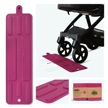 Sleepy bump Baby Stroller Rocker-Put Your Newborn, Baby or Infant to Sleep in no Time. Baby Nap Helper Rocking Mat. Rocks Any Stroller Anywhere, Anytime. Indoor &amp; Outdoor Use (Bouncy Burgundy)