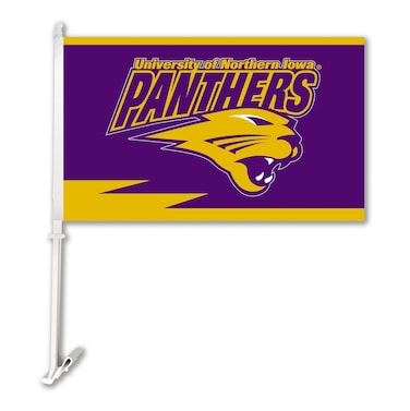BSI NCAA Northern Iowa Panthers Car Flag, Team Colors, one Size