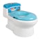The First Years Pinkfong Baby Shark Potty Training Toilet and Toddler Toilet Seat - Potty Training Toilet Seat with Fun Flushing and Cheering Sounds