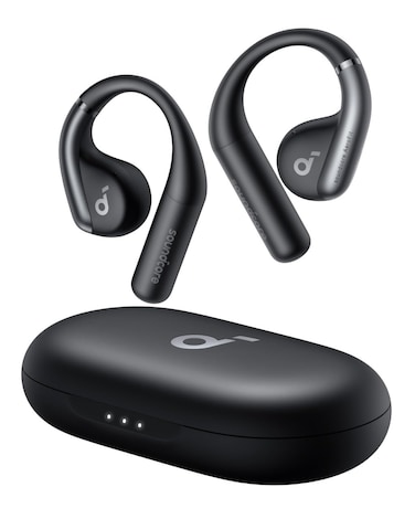 Soundcore by Anker, AeroFit Open-Ear Headphones, Ultra Comfort, Snug Fit, Ergonomic Ear Hook, Balanced Sound, IPX7 Waterproof, 42H Playtime, Bluetooth 5.3, App Control, Clear Calls, Wireless Earbuds