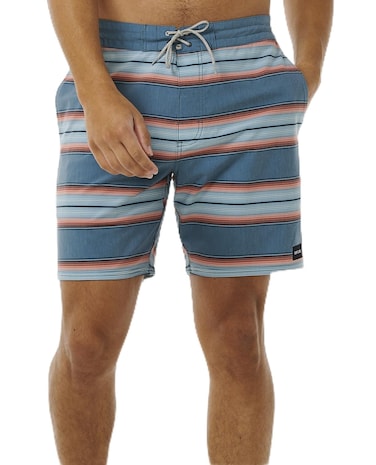 Rip Curl Men's Standard Line Up Layday 18" Boardshorts, Blue Stone