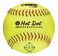 Worth   Slowpitch Softballs  USA / ASA Approved   12 Count (Pack of 1)   Hot Dot - Synthetic Leather Cover - Optic Yellow