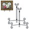 Plate Stand, 12 Inch Plate Holder Display Stand 2 Pack, Black Metal Picture Stand Picture Frame Easel for Home Office Exhibition Reception
