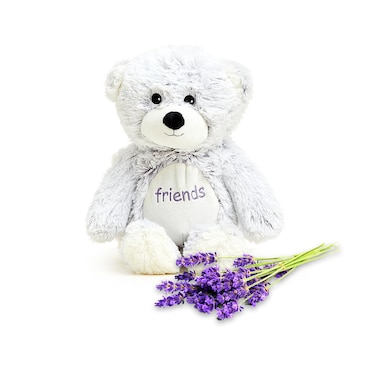 warmies Microwavable &amp; Weighted Stuffed Animals, Friends Bear - Heated Stuffed Animal Plushie for Warmth &amp; Comfort - Cute Soft Plush Toys for Adults &amp; Children (Boys, Girls, Babies &amp; Toddlers)