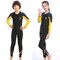 ZCCO Kids Swimsuit, Full Body Sunsuit, Youth Boy&#39;s and Girl&#39;s One Piece Wet Suits Long Sleeve Swimsuit for Diving,Swimming,Surfing etc Water Sports (Black, XS)