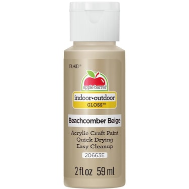 Apple Barrel Gloss Acrylic Paint in Assorted Colors (2-Ounce), 20663 Beachcomber Beige
