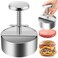 TIANTOU Burger Press, Stainless Steel Adjustable Hamburger Meat Press, Non Stick Patty Making molds are Suitable for Beef, Vegetables, Burgers and Cooking,BPA Free - Ideal for BBQ, Silver