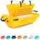 Cuddy Floating Cooler and Dry Storage Vessel for Land &amp; Water &ndash; 40QT&ndash; Great for River, Beach, Kayak, Pool, &amp; Lake - Yellow