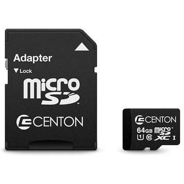 Centon Electronics Micro SD Card, Ultimate Memory Card for Phones, Tablets, Cameras, and More, 64GB