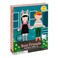 Petit Collage Magnetic Dress Up Best Friends &ndash; Magnetic Game Board with Mix and Match Magnetic Pieces, Ideal for Ages 3+ &ndash; Includes 2 Scenes and 49 Creative Magnetic Pieces