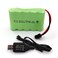 Gecoty 6V aa Battery Pack,Upgrade 2400mAh Rechargeable Batteries Pack,Ni NH Battery with Charge Cable,SM 2P Plug for RC Truck Cars