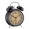 rjuwurv 4&quot; Loud Alarm Twin Bell Alarm Clock, Night Light, Desk Clock Table Alarm Clock Bedroom Alarm Clock(Black)