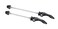 ONIPAX MTB ROAD QUICK RELEASE SKEWERS RED/BLACK (BLACK)